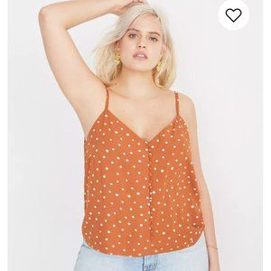 Madewell Button-Down Cami in Inkspot Dots NWT